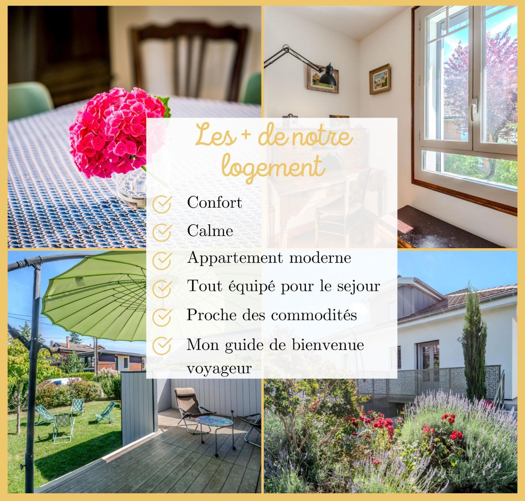 Chez Drum I Villa T3 I Thonon Εξωτερικό φωτογραφία